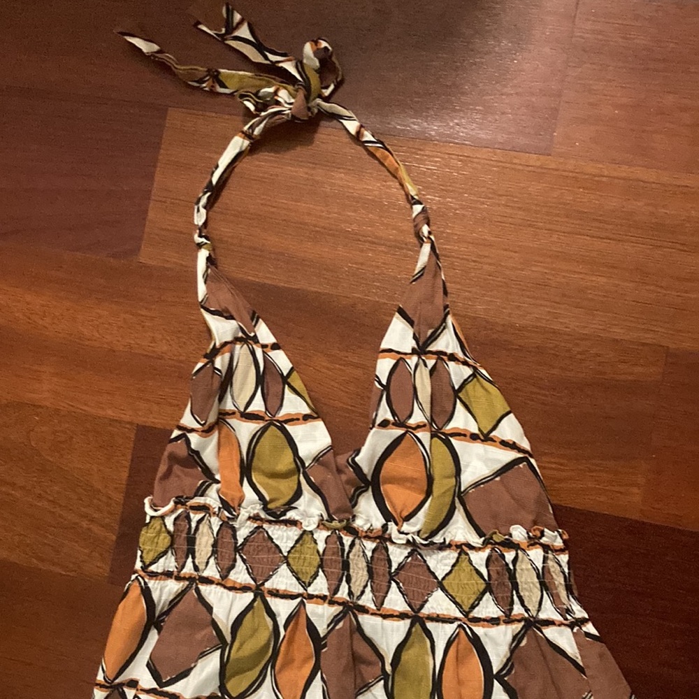 BCBG halter midi dress